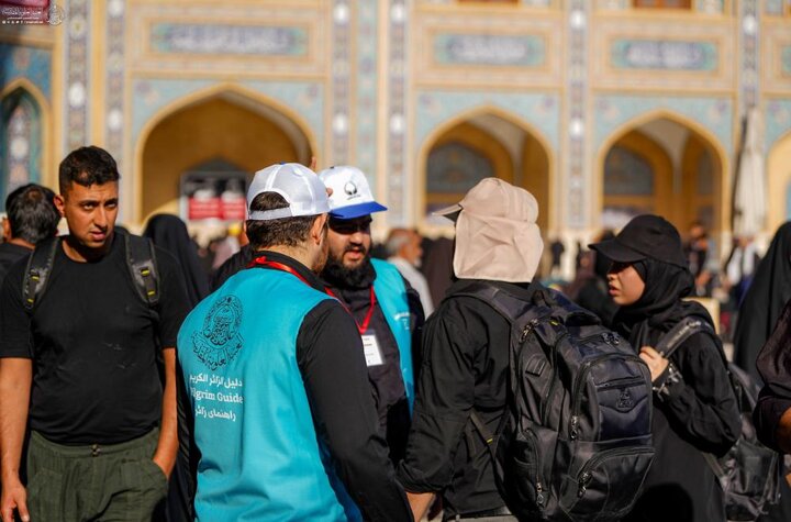 تقرير مصور/ "دليل الزائر" خدمة تقدمها العتبة العلوية المقدسة لزوار الأربعين