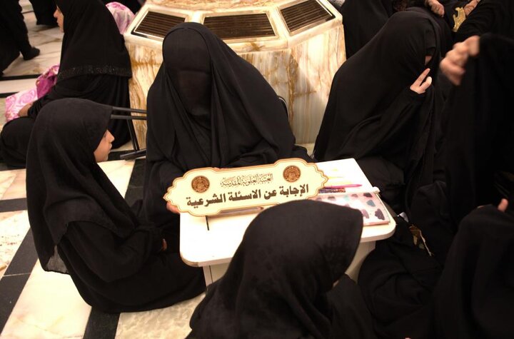 تقرير مصور/ العتبة العلوية تطلق التبليغ الديني النسوي الخاص بالزائرات في موسم الأربعين