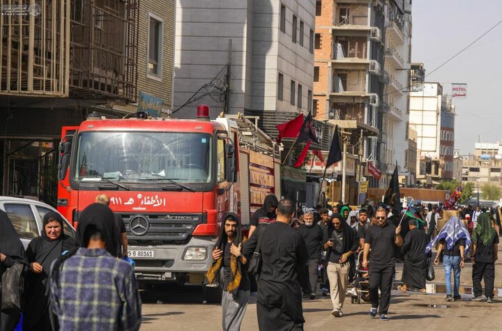 تقرير مصور/ العتبة العلوية تنفذ خطة أمنية وطبية متكاملة لتأمين زيارة الأربعين الحسيني