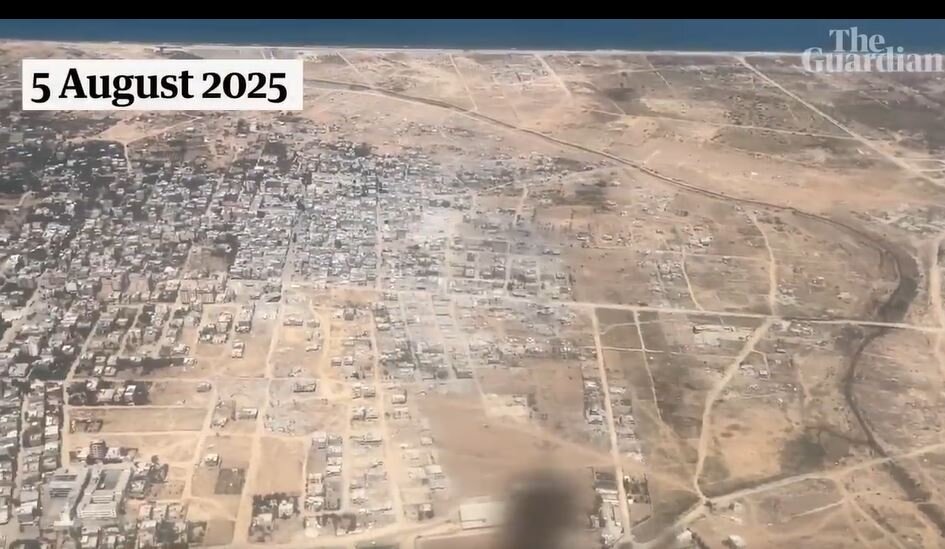 A new video shows extent of destruction in Gaza