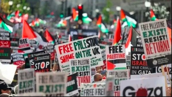 Portugal sees mass protests against Gaza genocide