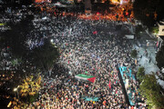 Foto Peportaj | İstanbulda Qəzza tərəfdarlarının kütləvi anti-sionist nümayişi