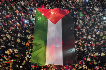 Galeri Foto: Aksi Besar Solidaritas untuk Gaza di Kota Istanbul