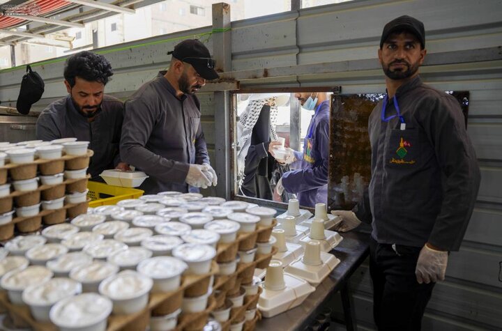 تقرير مصور/ موقع ضيافة مالك الأشتر (رض) يقدم الخدمات لزائري الأربعين