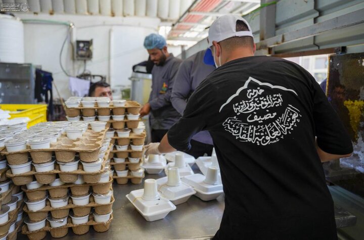 تقرير مصور/ موقع ضيافة مالك الأشتر (رض) يقدم الخدمات لزائري الأربعين