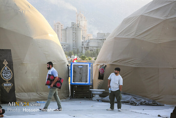 اقامت و پذیرایی زائران اربعین حسینی در موکب بنیاد مستضعفان