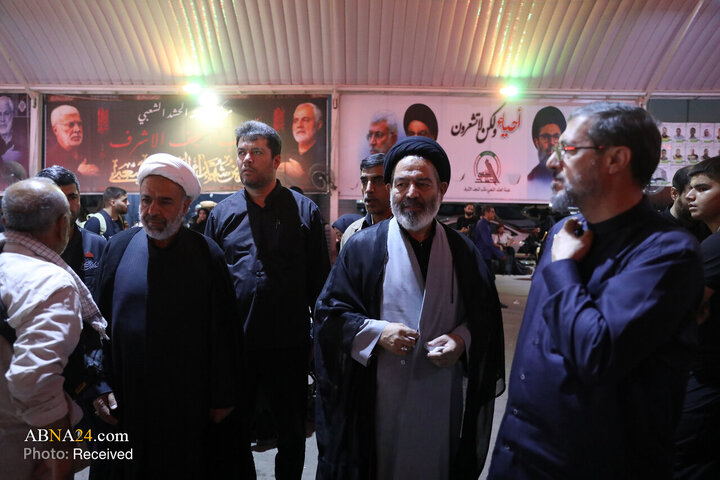 استقبال علما و جوانان فلسطینی از نماینده مقام معظم رهبری در موکب «نداء الاقصی»