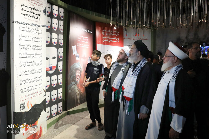 استقبال علما و جوانان فلسطینی از نماینده مقام معظم رهبری در موکب «نداء الاقصی»
