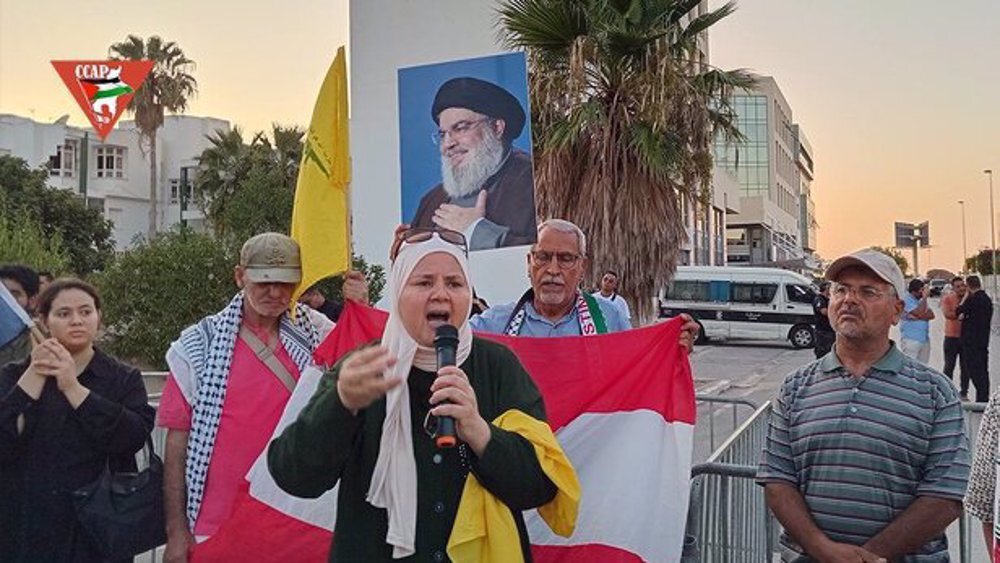 Tunisian activists rally to defend Hezbollah, condemn Israeli violations