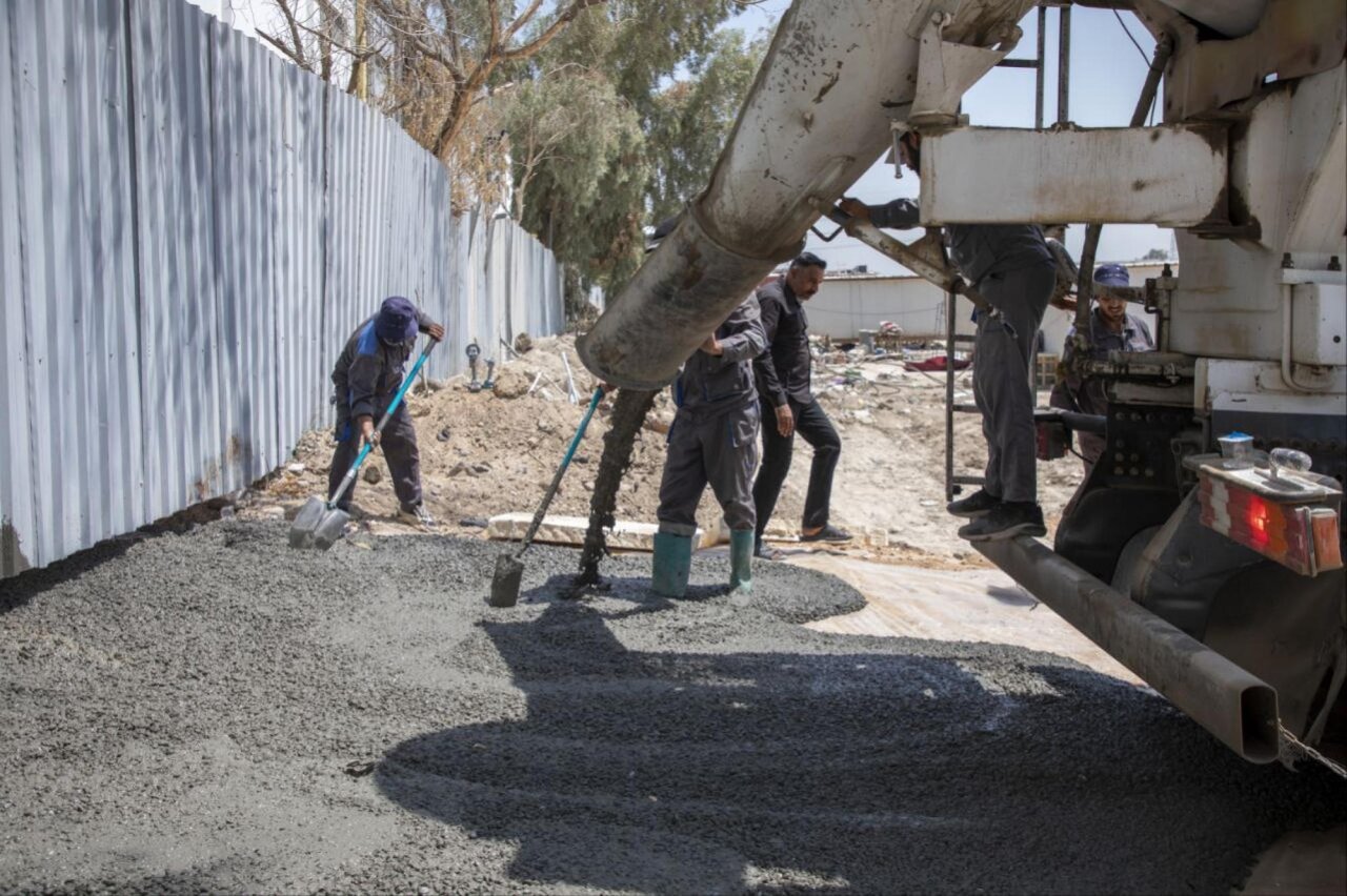 Preparing additional space in Aba al-Fadl al-Abbas complex to serve visitors of Arbaeen