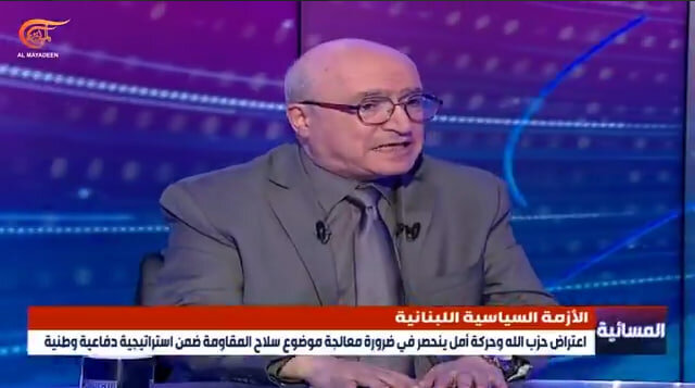 فيديو | شاهد اقوى كلام للاستاذ ناصر قنديل عن خطورة سحب السلاح