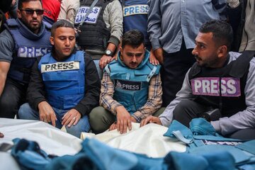 شهادت هفت نفر در حمله رژیم صهیونیستی به چادر خبرنگاران