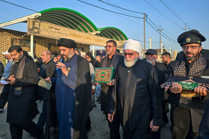 تقرير مصور/ حضور تولیت آستان قدس رضوی در مسیر پیاده‌روی اربعین حسینی