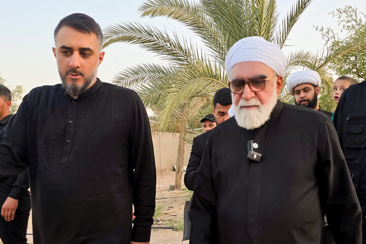 تقرير مصور/ حضور تولیت آستان قدس رضوی در مسیر پیاده‌روی اربعین حسینی