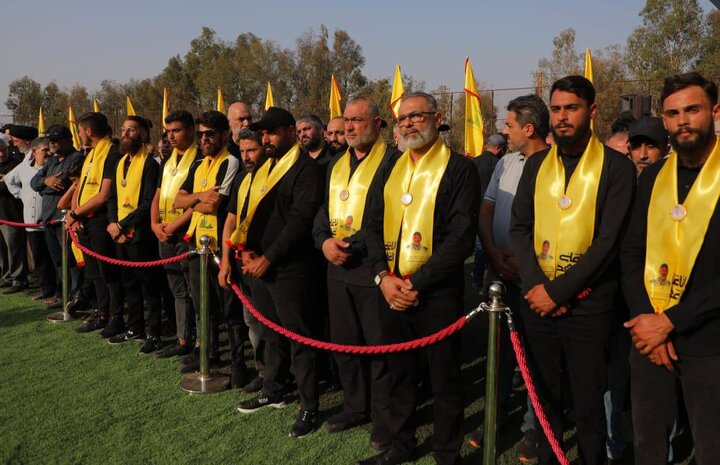 حزب الله وكشافة الإمام المهدي شيعوا الشهيد القائد الكشفي اسماعيل دياب