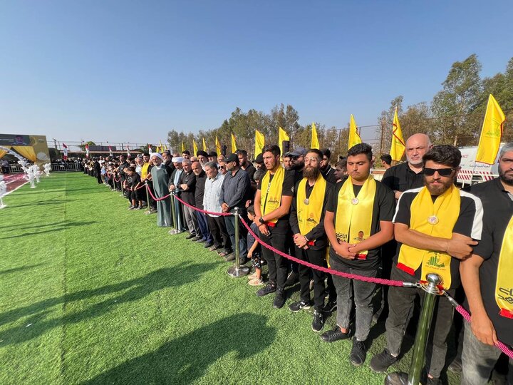 حزب الله وكشافة الإمام المهدي شيعوا الشهيد القائد الكشفي اسماعيل دياب