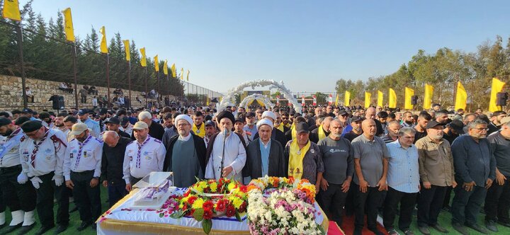 حزب الله وكشافة الإمام المهدي شيعوا الشهيد القائد الكشفي اسماعيل دياب