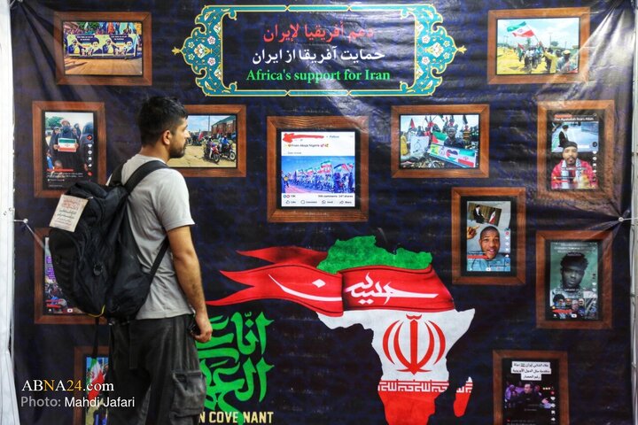 عطر قاره سیاه در مسیر عشق؛ موکب فرهنگی عشاق‌الحسین(ع) میزبان زائران اربعین در عمود ۳۷۹