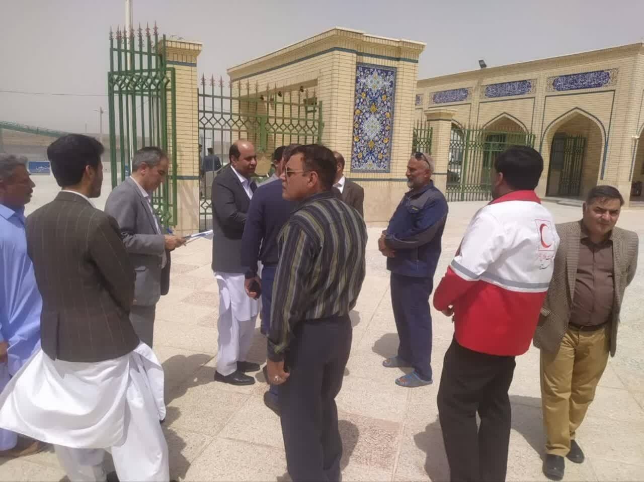 Mirjaveh, gateway of Arbaeen hospitality under Imam Reza banner