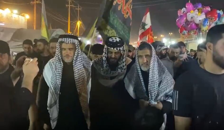 Rare Footage of Martyr Commander Amir Ali Hajizadeh During Arbaeen Pilgrimage Two Years Ago