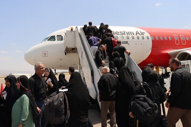 فارس تنها استان با سه مسیر پرواز ویژه اربعین