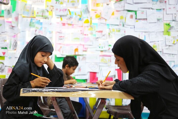 تقرير مصور/ عبير القارة السمراء في درب العشق؛ موكب عشّاق الحسين (ع) يستقبل زوّار الأربعين عند العمود ٣٧٩