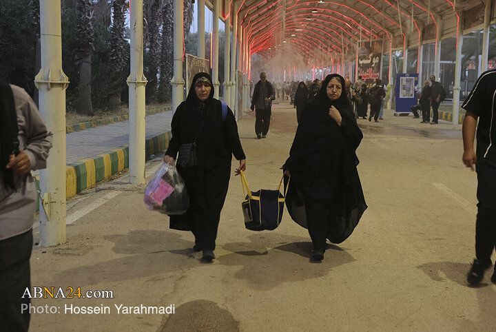 حال و هوای مرز خسروی و تردد روان زائران اربعین حسینی