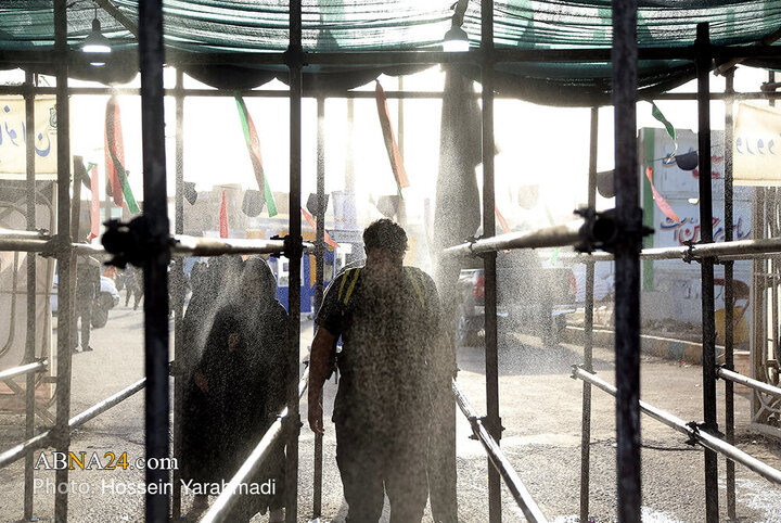 حال و هوای مرز خسروی و تردد روان زائران اربعین حسینی