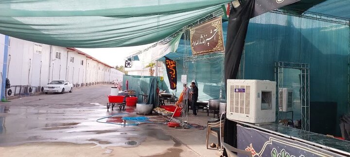 Erbilde Erbain Ziyaretçilerine Hizmet Sunan İran Çadırı