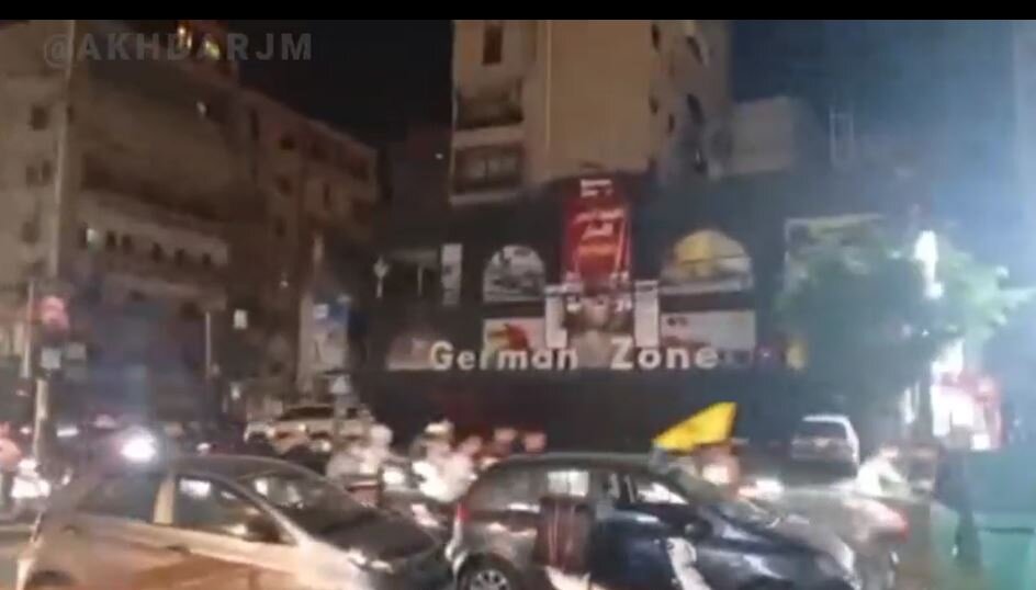 Video: Lebanese Car and Motorcycle Convoy in Support of Hezbollah
