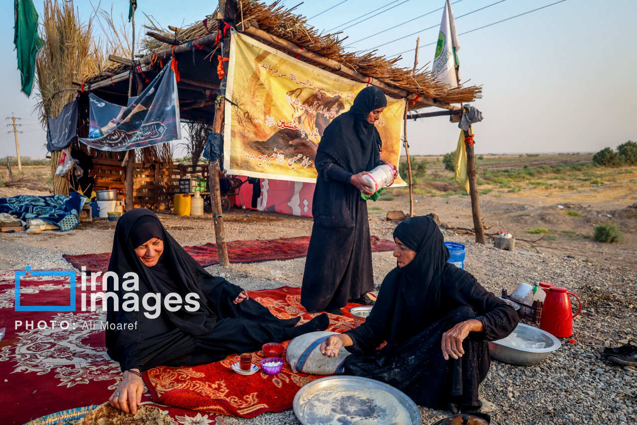 Photos: Simple Mawkibs from hearts of the people of Khuzestan during Arbaeen