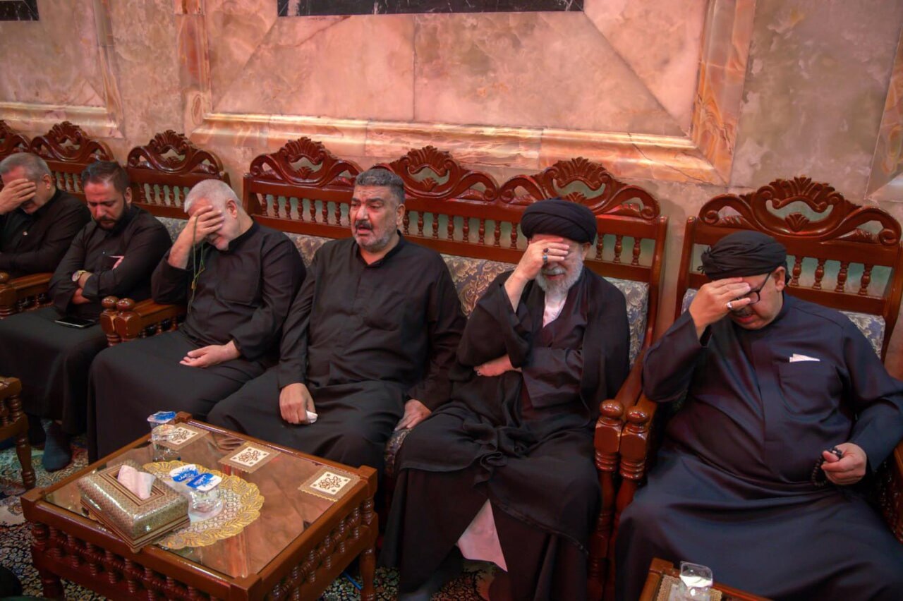 Al-Abbas Holy Shrine holds a mourning council in commemoration of martyrdom of Imam Al-Redha (+Photos)