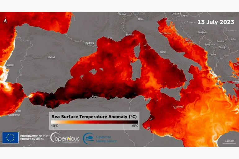 گنبد حرارتی خاورمیانه را سوزاند/ رکورد ۸۳ ساله گرما در آستانه شکستن
