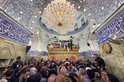 Фото Репортаж | Әба Абдуллаһ Һүсејн вә Әбүлфәзлил Аббасын мүгәддәс һәрәминдән ҝөрүнтүләр