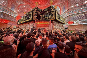 گزارش تصویری | عطر دلدادگی در آستان قدس اباعبدالله و ساقی کربلا