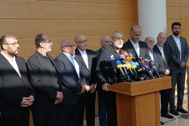 لاریجانی: در کنار مردم عزیز لبنان خواهیم ایستاد