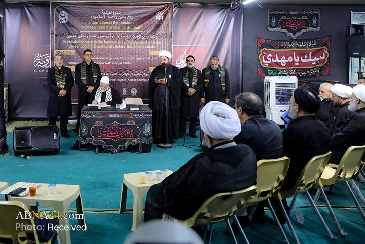 نشست بینالمللی «اربعین و امت اسلامی» در مسیر پیاده روی اربعین