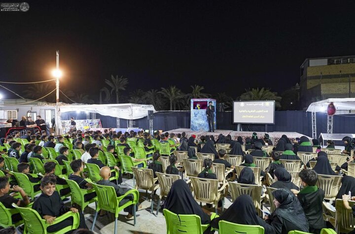 تقرير مصور/ محاضرات ومعارض للأطفال ضمن موكب العتبة العلويّة المقدّسة على طريق "يا حسين" خلال أيام زيارة الأربعين