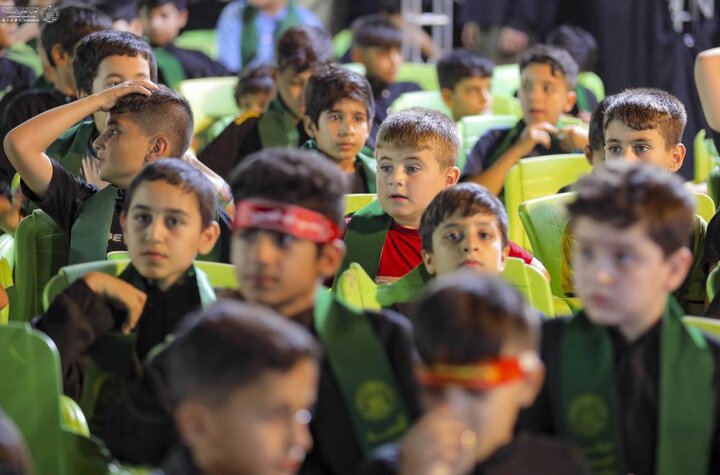 تقرير مصور/ محاضرات ومعارض للأطفال ضمن موكب العتبة العلويّة المقدّسة على طريق "يا حسين" خلال أيام زيارة الأربعين