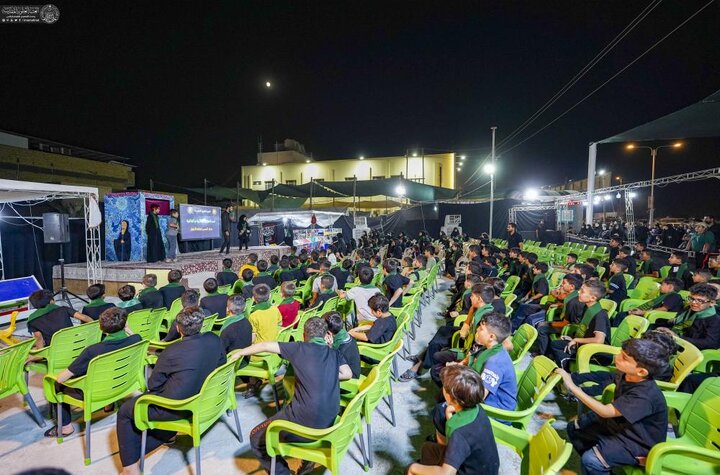 تقرير مصور/ محاضرات ومعارض للأطفال ضمن موكب العتبة العلويّة المقدّسة على طريق "يا حسين" خلال أيام زيارة الأربعين