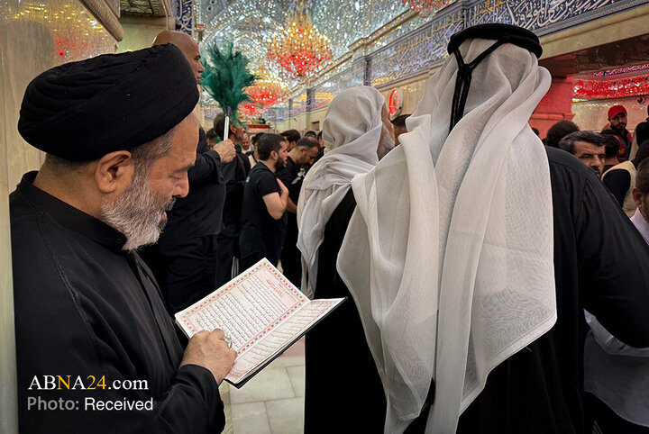 عطر دلدادگی در آستان قدس اباعبدالله و ساقی کربلا