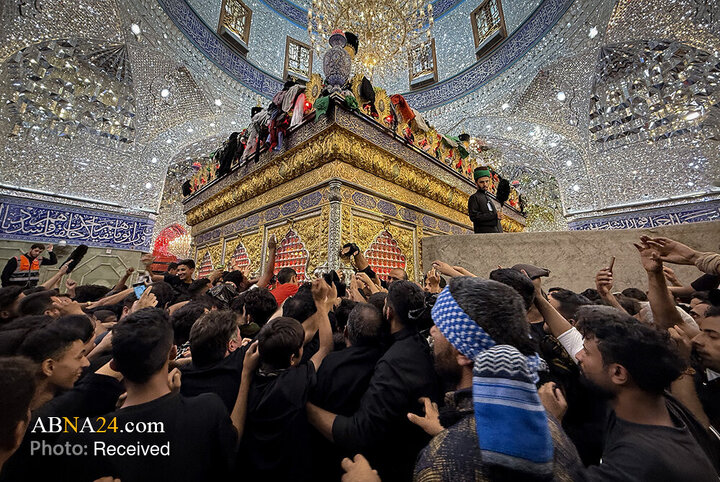 عطر دلدادگی در آستان قدس اباعبدالله و ساقی کربلا