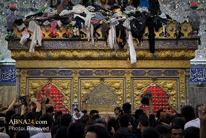 عطر دلدادگی در آستان قدس اباعبدالله و ساقی کربلا