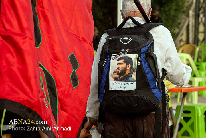 پیاده روی زائران اربعین از مسیر طریق العلما