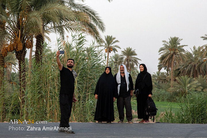 پیاده روی زائران اربعین از مسیر طریق العلما