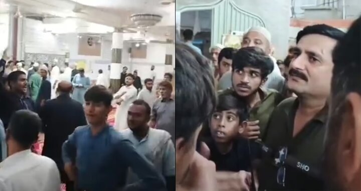 یورش پلیس پنجاب به مسجد شیعیان  و تهدید عزاداران به منع پیاده‌روی اربعین