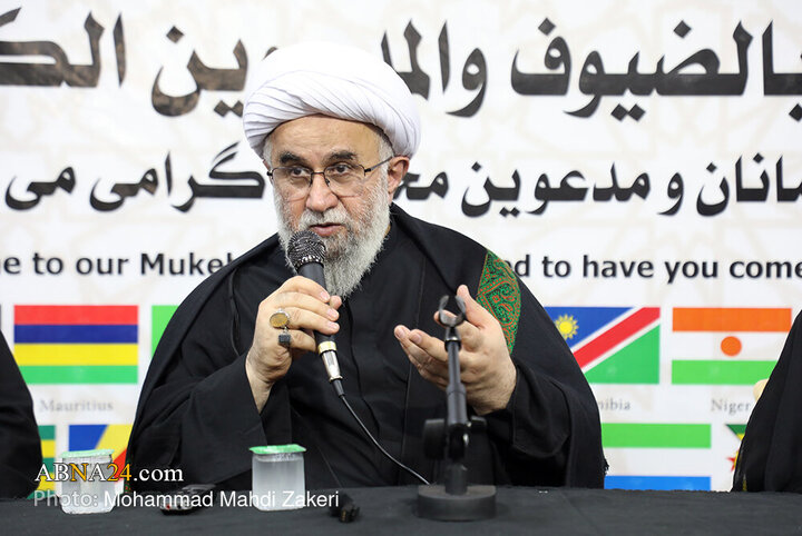 بازدید دبیرکل از موکب عشاق الحسین آفریقایی ها در مسیر نجف به کربلا