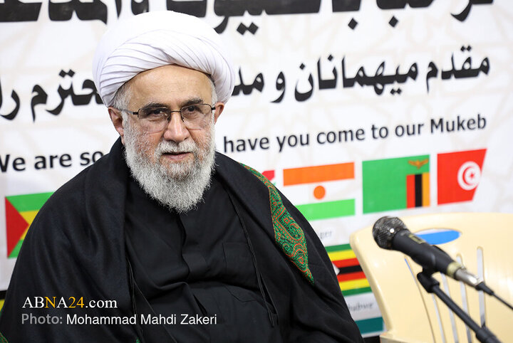 بازدید دبیرکل از موکب عشاق الحسین آفریقایی ها در مسیر نجف به کربلا