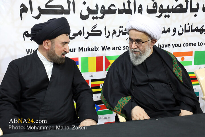 بازدید دبیرکل از موکب عشاق الحسین آفریقایی ها در مسیر نجف به کربلا