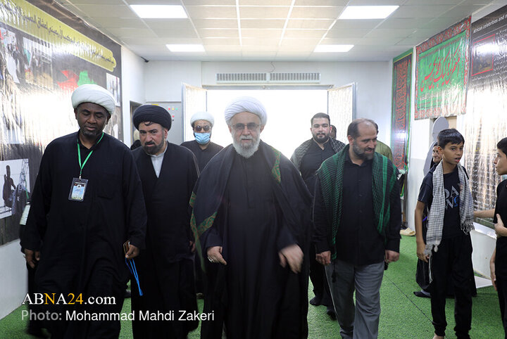 بازدید دبیرکل از موکب عشاق الحسین آفریقایی ها در مسیر نجف به کربلا